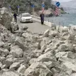 Αλεποχώρι: Μεγάλη κατολίσθηση – Έκλεισε ο δρόμος [βίντεο]