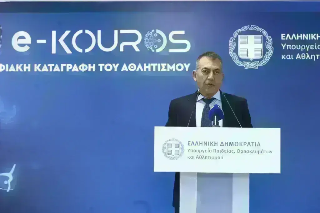 Βρούτσης στην πρώτη έκθεση του e-Kouros: «Ιστορική ημέρα για τον ελληνικό αθλητισμό»