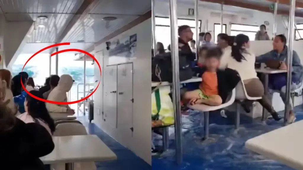 Τεράστιο κύμα σάρωσε φέρι μποτ γεμάτο τουρίστες – Έντρομοι έτρεχαν να σωθούν [Βίντεο]