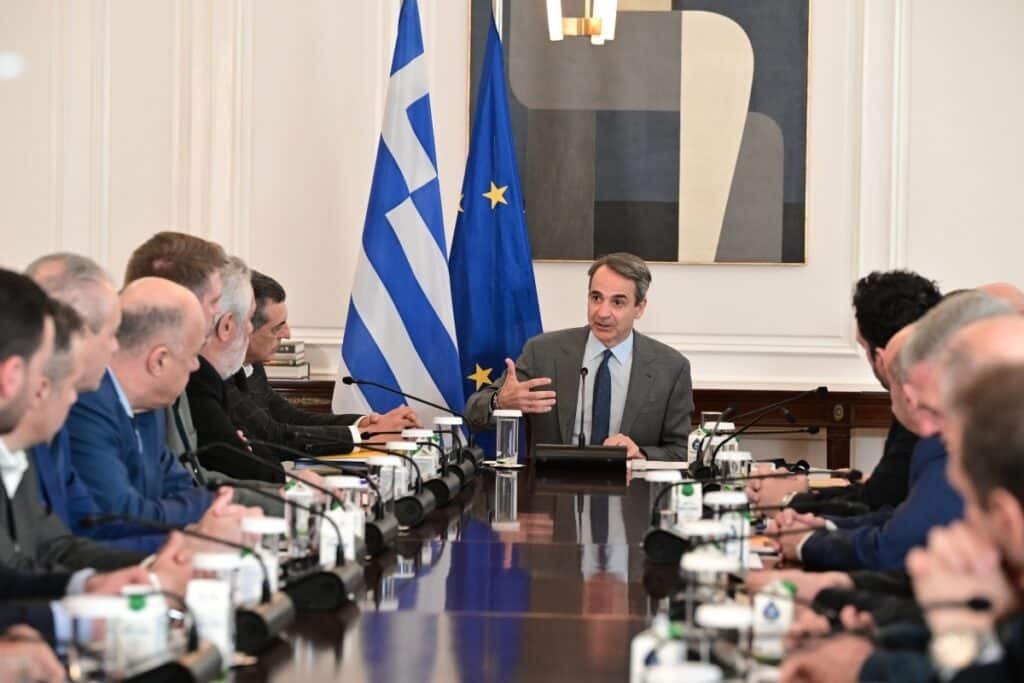 Ολοκληρώθηκε η συνάντηση Μητσοτάκη με αγρότες – Τι του ζήτησαν, τι είπε ο Πρωθυπουργός
