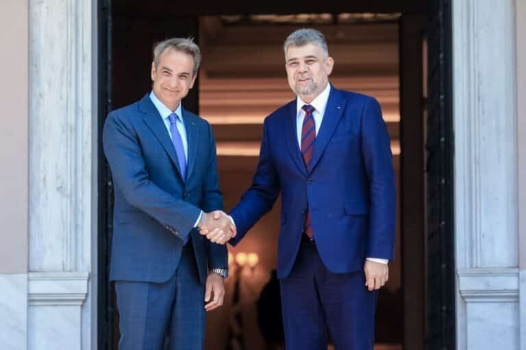Κυριάκος Μητσοτάκης: Συναντήθηκε με τον Πρωθυπουργό της Ρουμανίας – Ενίσχυση της διμερούς συνεργασίας στην ενέργεια
