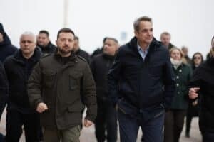 Κυριάκος Μητσοτάκης - Βολοντίμιρ Ζελένσκι