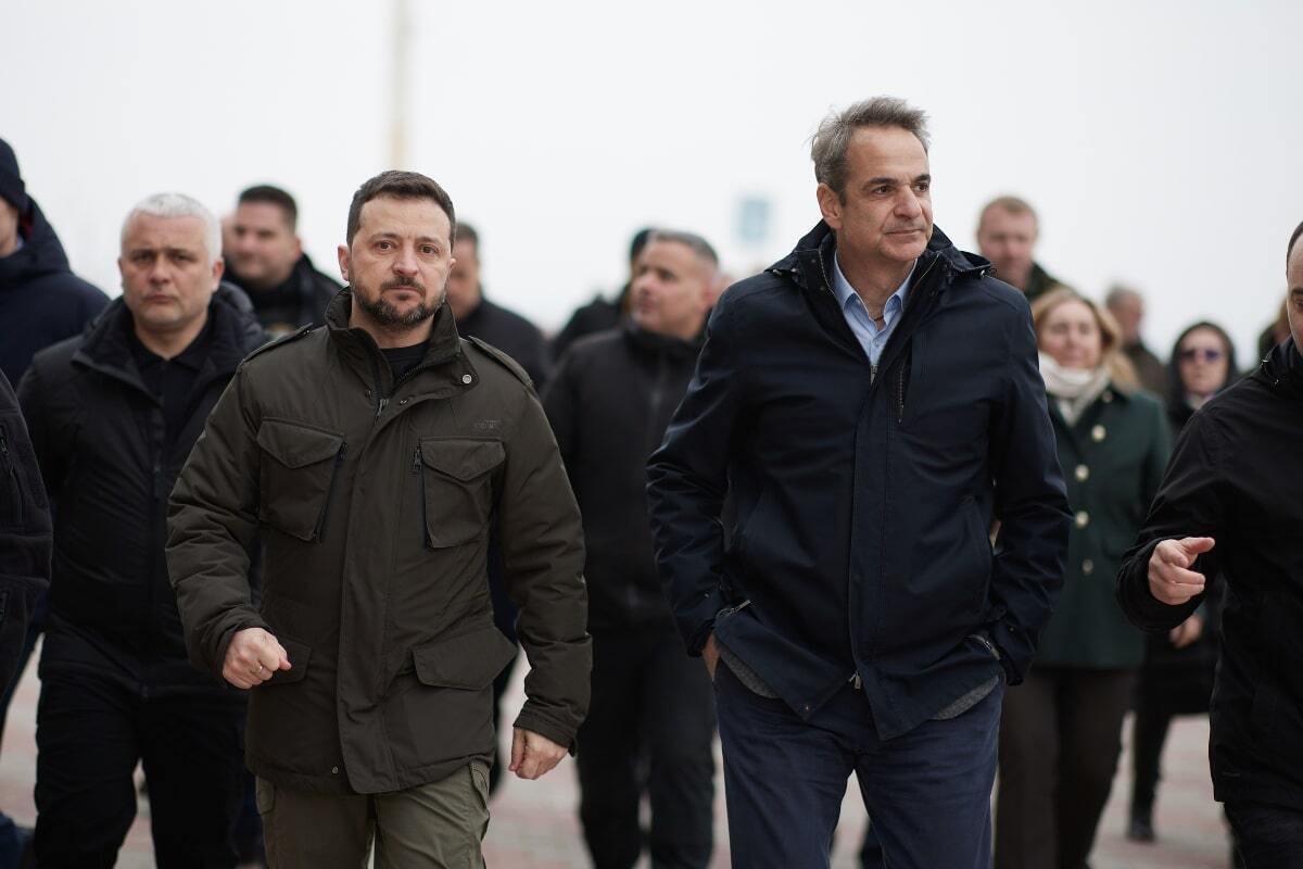 Κυριάκος Μητσοτάκης - Βολοντίμιρ Ζελένσκι