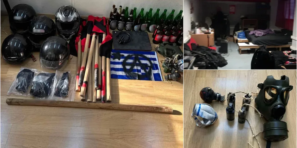 Αστυνομική επιχείρηση στην Πανεπιστημιούπολη: Ρόπαλα, κράνη, χειροβομβίδες κρότου λάμψης, κουκούλες 