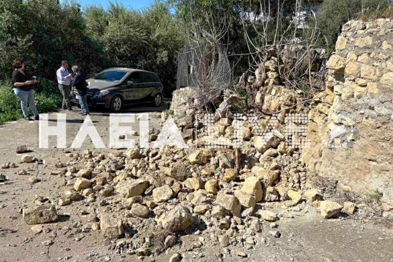 Σεισμός στην Ηλεία – Ζημιές στο δημοτικό στάδιο και σε γεφύρια χωριών [Εικόνες]