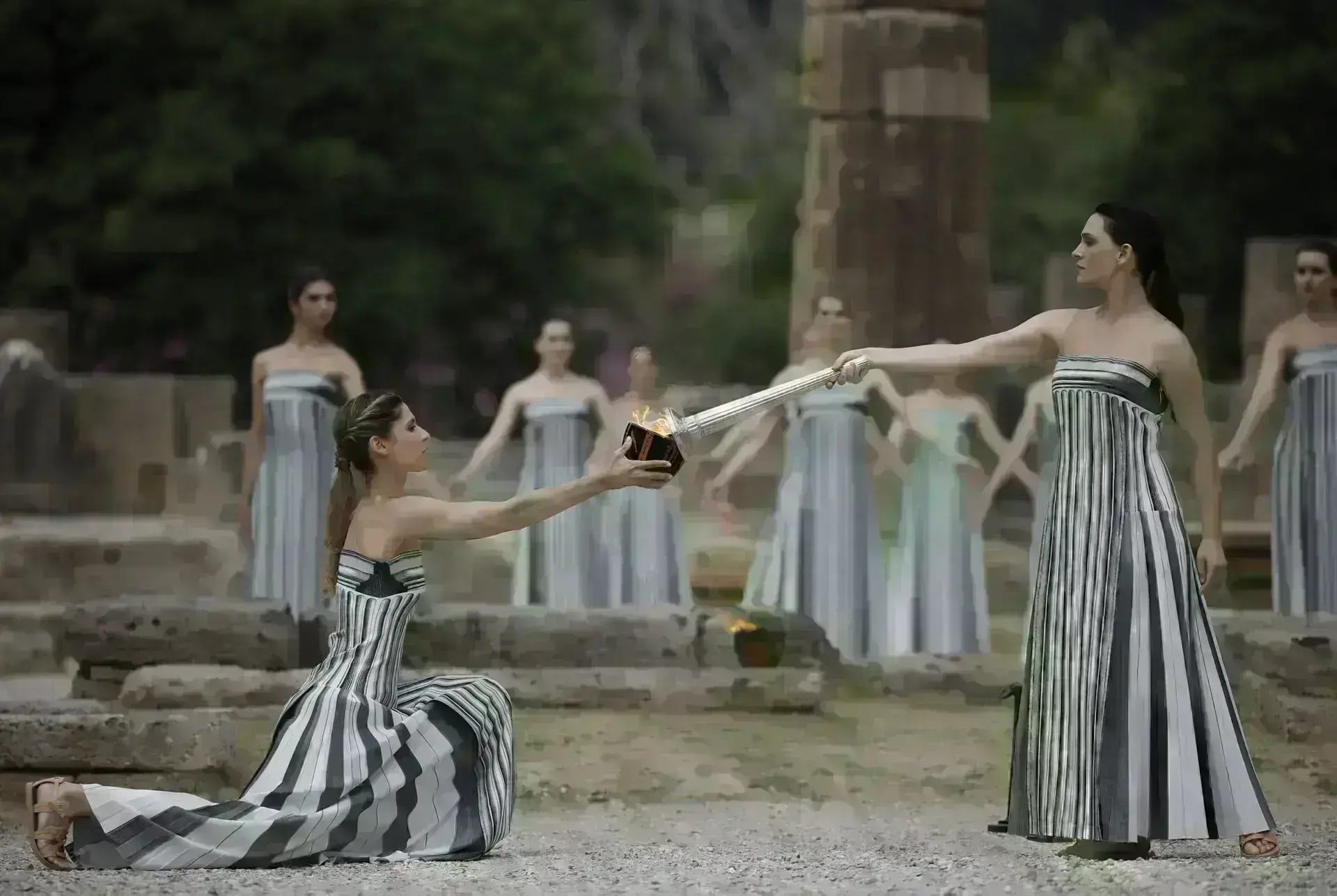 Η τελετή για την Αφή της Ολυμαπικης Φλόγας