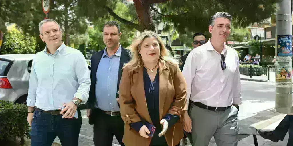 Ευρωεκλογές 2024: Επίσκεψη κλιμακίου της ΝΔ υπό την Συρεγγέλα στο Παλαιό Φάληρο