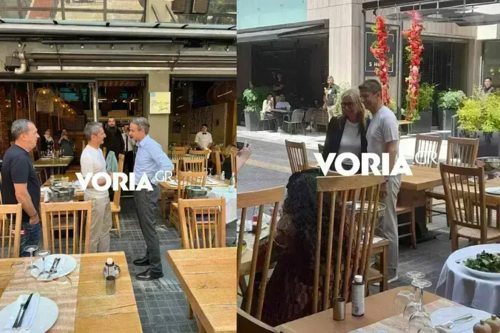 ΠΑΟΚ: Η στιγμή που ο Μητσοτάκης συναντά τον Λουτσέσκου και τον συγχαίρει για το πρωτάθλημα