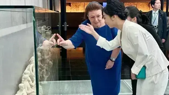 Στο Μουσείο της Ακρόπολης η πριγκίπισσα Κάκο της Ιαπωνίας