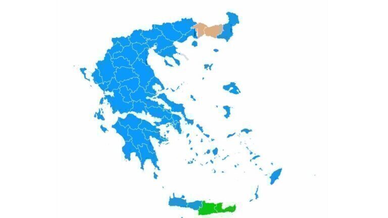 Ευρωεκλογές 2024: Σε ποιες περιφέρειες τα κόμματα πέτυχαν τις υψηλότερες επιδόσεις