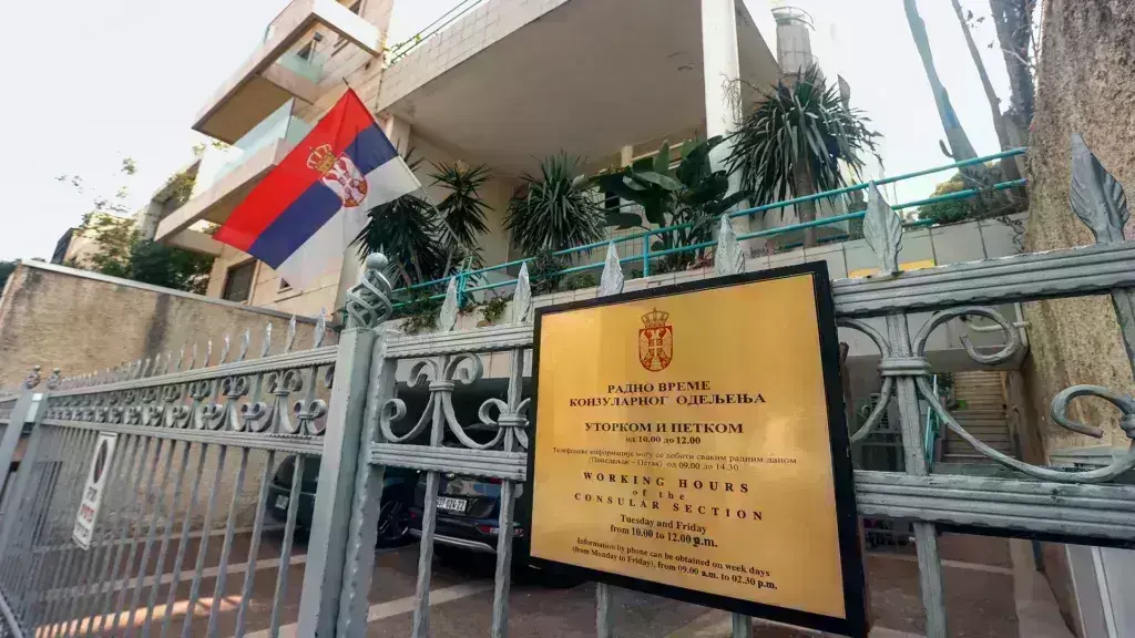 Επίθεση με τόξο μπροστά από την πρεσβεία του Ισραήλ στο Βελιγράδι