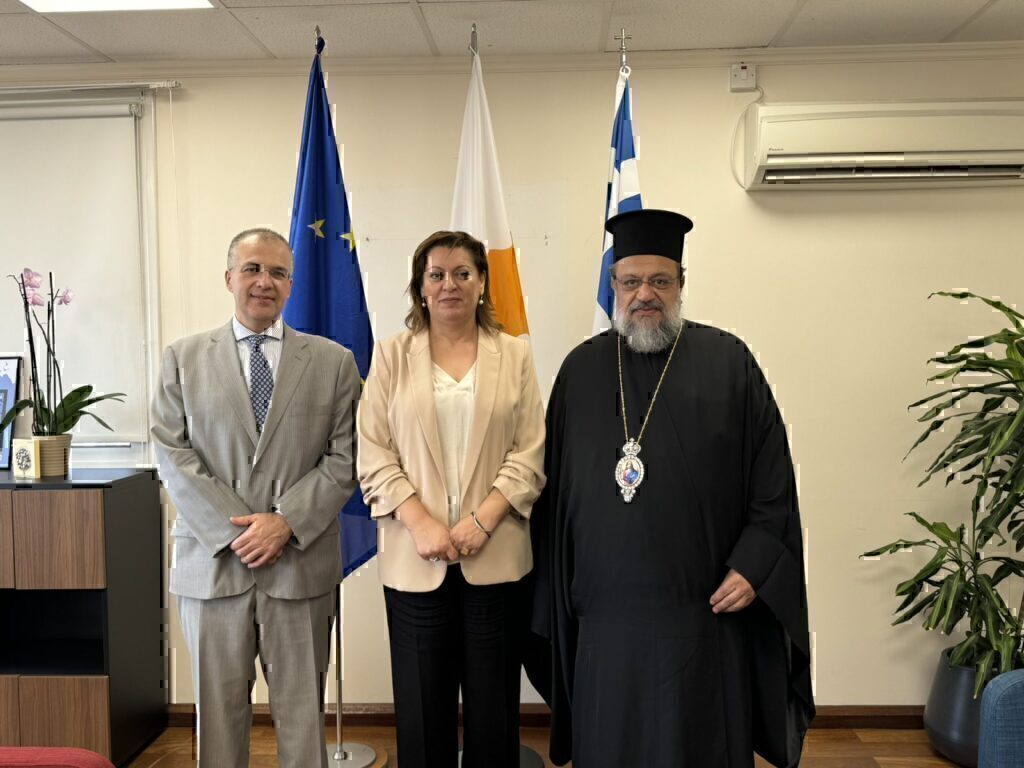 Στην Κύπρο ο Μητροπολίτης Μεσσηνίας Χρυσόστομος – Συναντήθηκε με την πολιτειακή ηγεσία