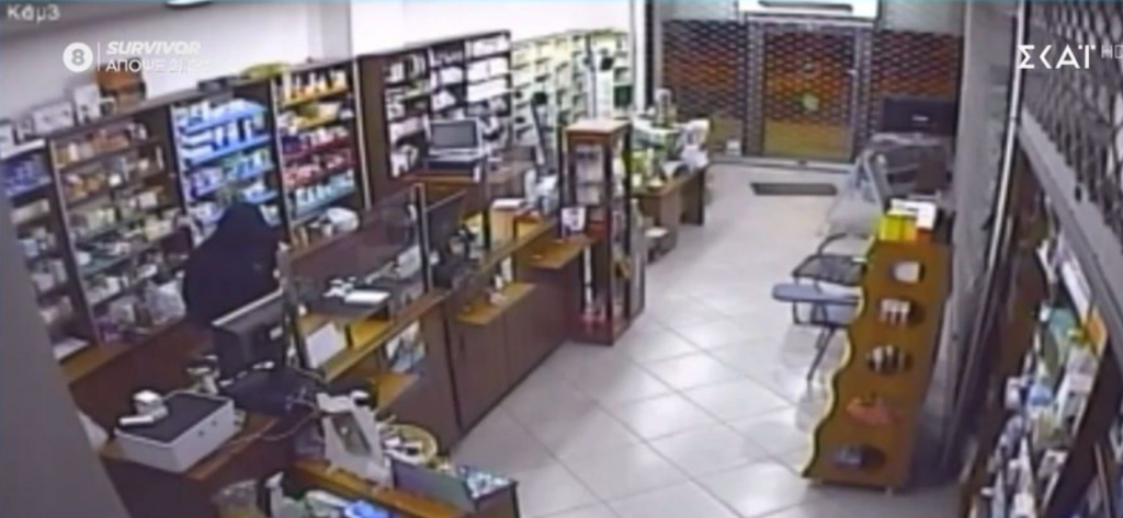 Θεσσαλονίκη: Βίντεο ντοκουμέντο από την διάρρηξη σε φαρμακείο στην Ευκαρπία