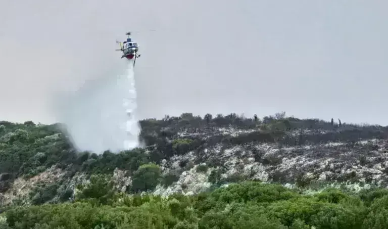 Φωτιά στη Σάμο: Τέθηκε υπό μερικό έλεγχο