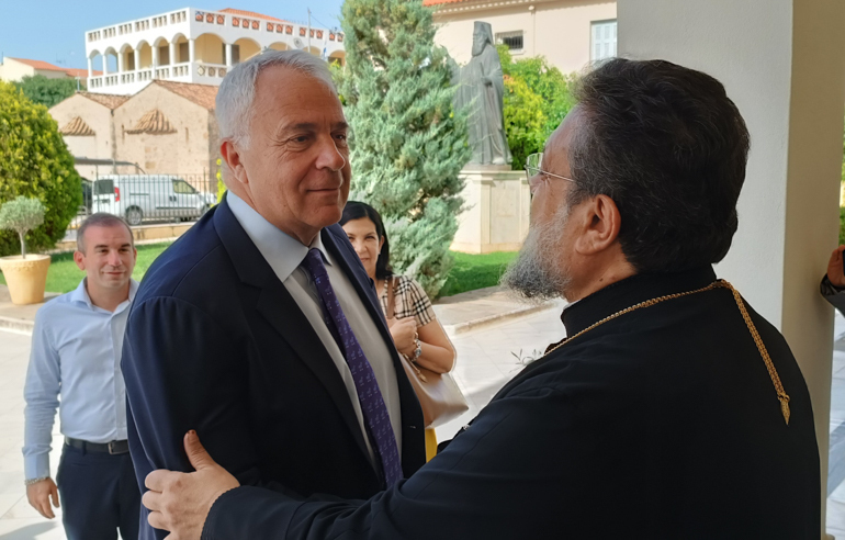 Στον Μητροπολίτη Μεσσηνίας ο Μάκης Βορίδης