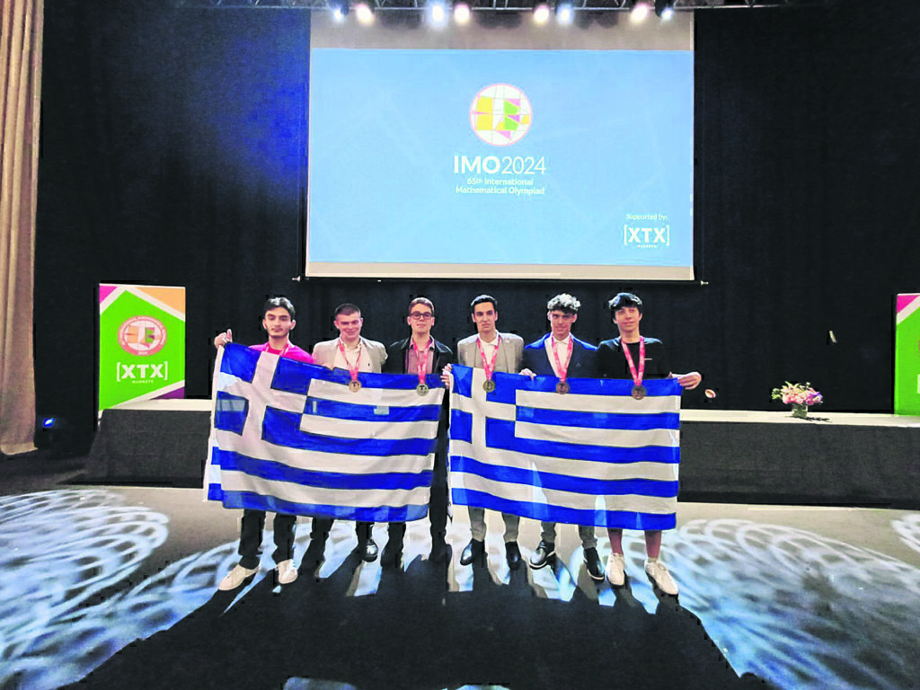 «Ολυμπιονίκες» στα Μαθηματικά έξι Ελληνες μαθητες