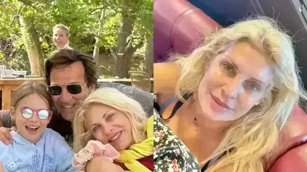Ελένη Μενεγάκη: Με πολύχρωμα καφτάνια και μπικίνι στα 54 της – Φωτογραφίες από τις διακοπές της με τον Ματέο Παντζόπουλο και τα παιδιά τους