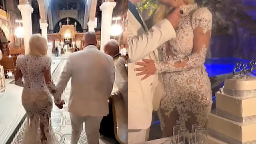 Παντρεύτηκε πρώην παίκτρια του The Bachelor: Το γοργονέ νυφικό και η τούρτα με τα στρας