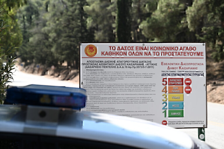 Προσοχή: Πολύ υψηλός ο κίνδυνος πυρκαγιάς σήμερα