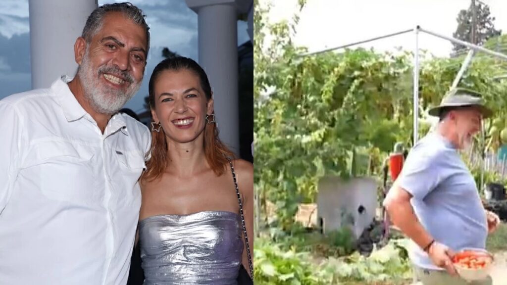 Κούλλης Νικολάου: Πολύχρωμο με πολλών τετραγωνικών κήπο που φυτεύει μέχρι και πεπόνια – Το σπί