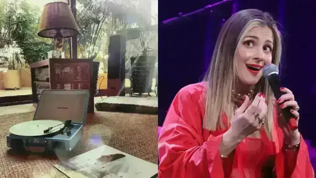 Νατάσα Μποφίλιου: Boho με ξύλινες λεπτομέρειες και φυτά – Το σπίτι που μένει με τον σύζυγό της στην Καλλιθέα