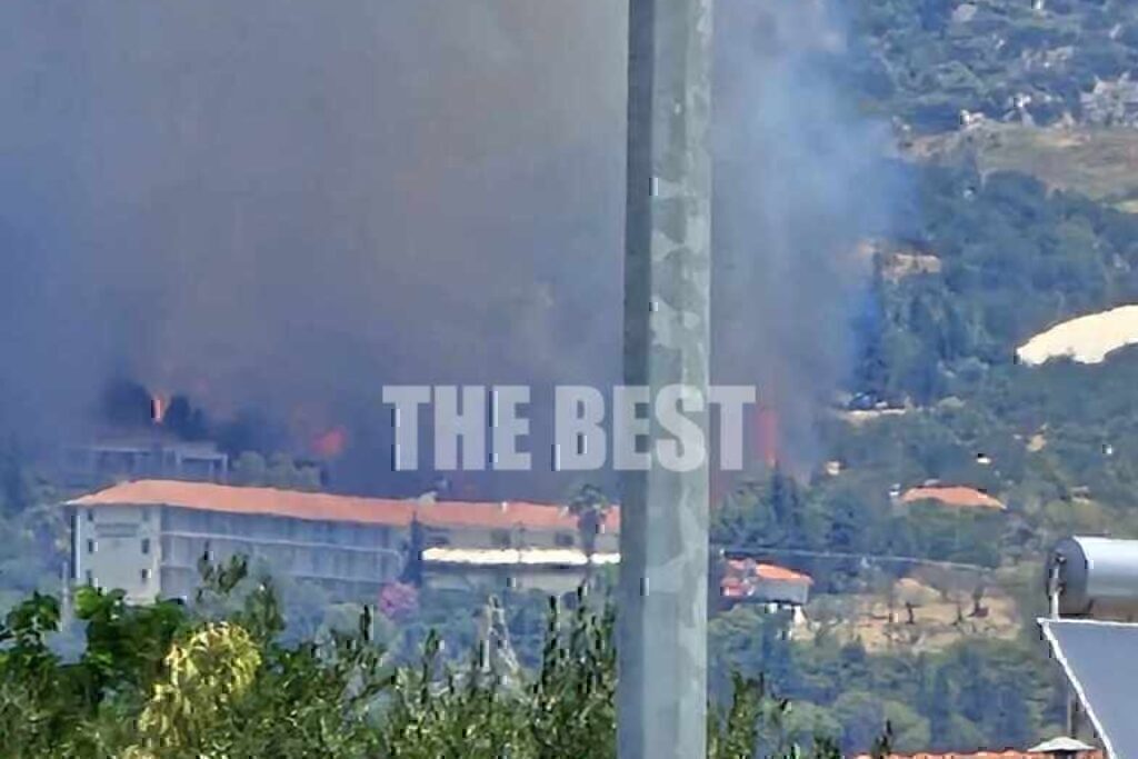 Μεγάλη φωτιά στην Πάτρα – Εκκενώνεται το Γηροκομείο και το Καραμανδάνειο Νοσοκομείο, ακούγοντα