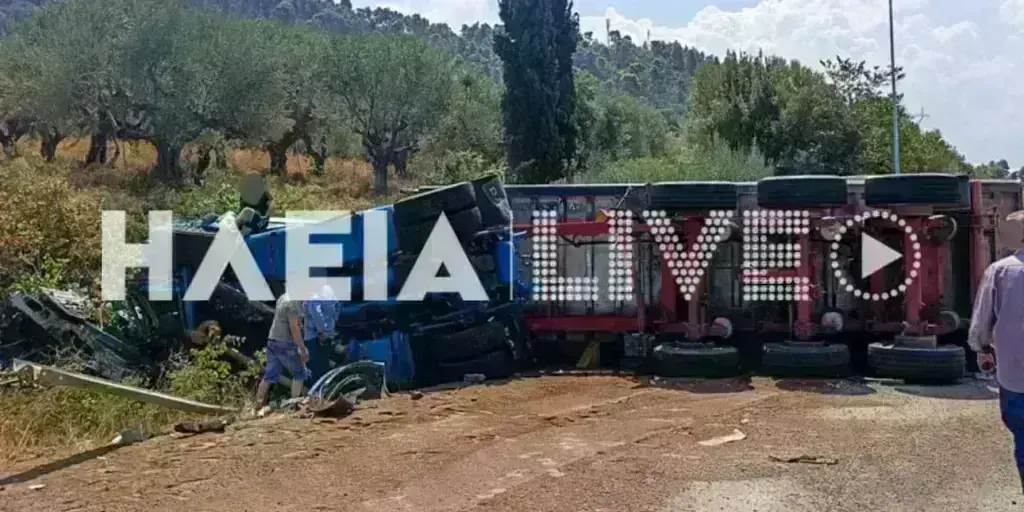 Τραγωδία στην άσφαλτο: Τέσσερις νεκροί ανάμεσά τους και παιδί μετά από σύγκρουση νταλίκας με τρία ΙΧ στην Ελαία Μεσσηνίας