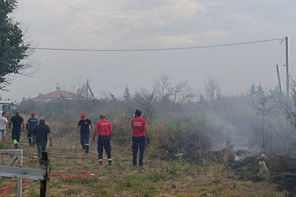 Φωτιά τώρα στο Τρίλοφο Θεσσαλονίκης [εικόνες και βίντεο]