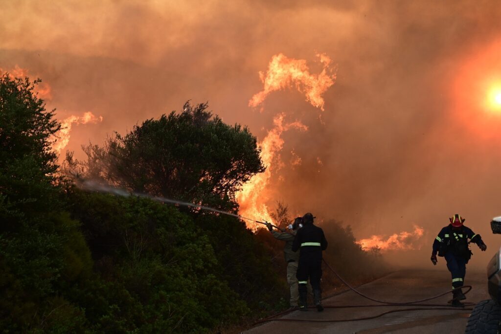 Φωτιά στη Φθιώτιδα – Επιχειρούν και εναέρια μέσα