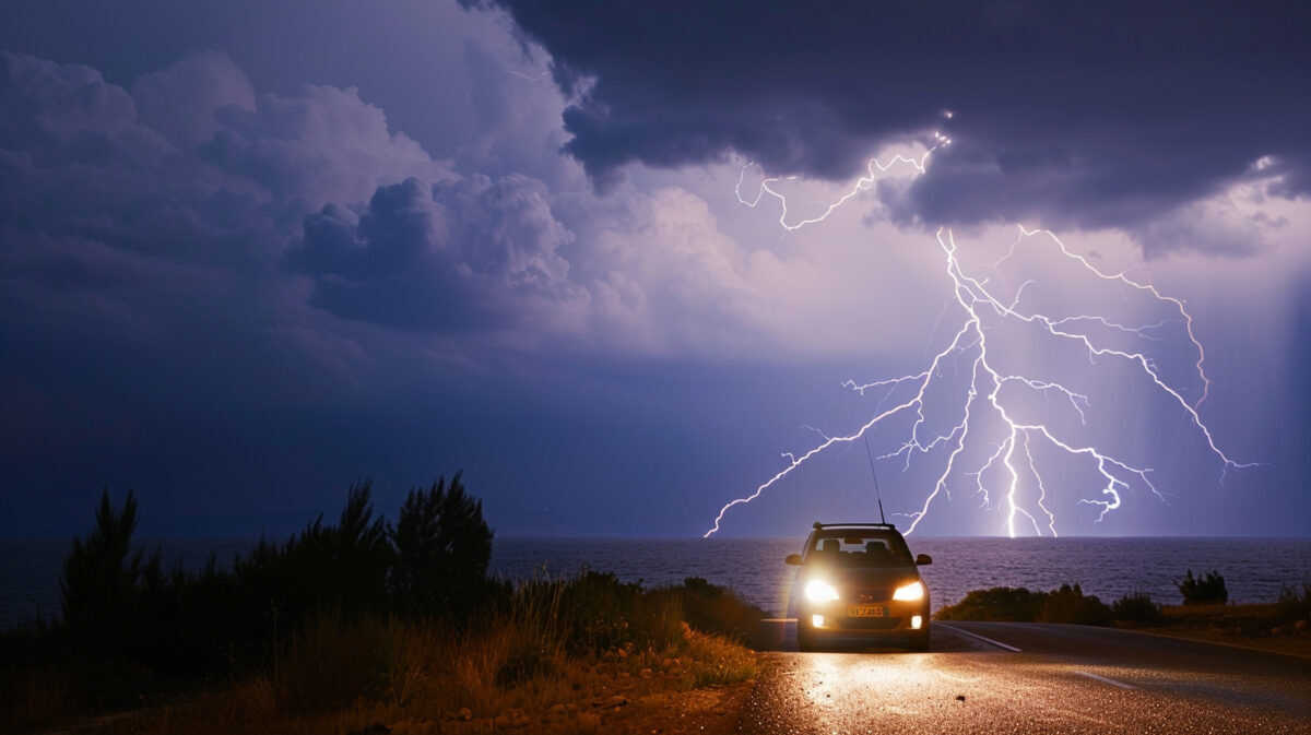 Τι συμβαίνει όταν μας χτυπήσει κεραυνός στο αυτοκίνητο;