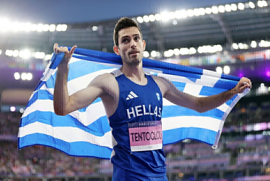 Μίλτος Τεντόγλου: Έτσι υποδέχτηκε η ελληνική αποστολή τον Χρυσό Ολυμπιονίκη