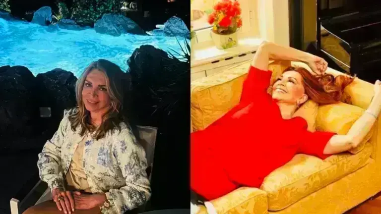Μιμή Ντενίση: Με πισίνα τεραστίων διαστάσεων, κιόσκι στον κήπο και «πνιγμένο» στα φυτά – Το εξοχικό της στον Θεολόγο
