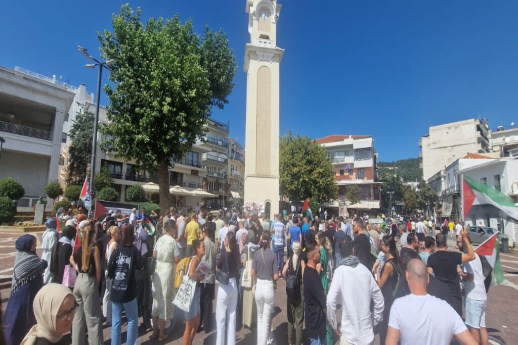 Τρεις και ο… κούκος σε εκδήλωση για την Παλαιστίνη – Η μειονότητα γύρισε την πλάτη στη δράση π