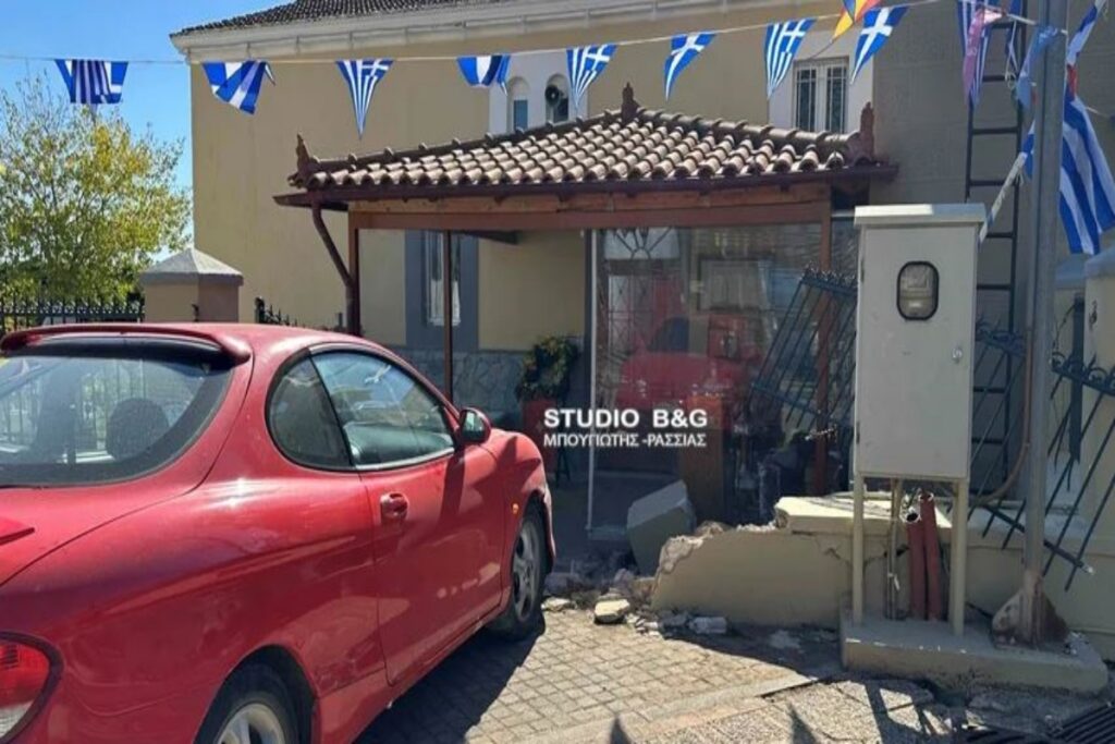Αργολίδα: Πήγε να ανάψει κερί στον Άγιο Δημήτριο και έριξε τη μάντρα του ναού [φωτό]