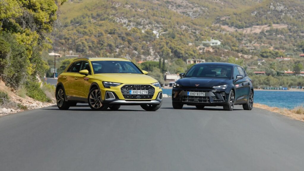 Συγκρίνουμε το νέο Cupra Leon eTSI με το νέο Audi A3 Allstreet 35 TFSI MHEV