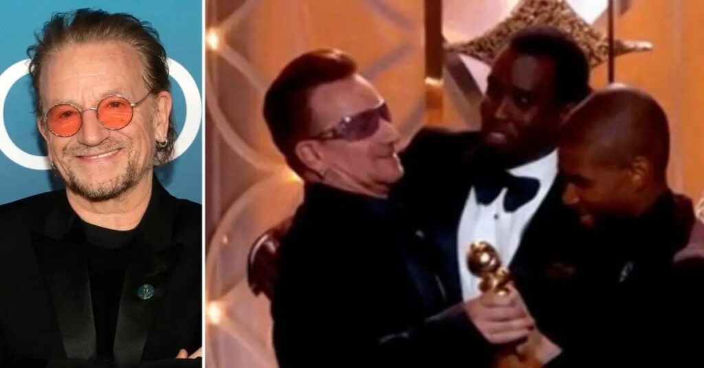 Sean Diddy Combs: Η άβολη στιγμή που ο Μπόνο προσπαθεί να αποφύγει το φιλί του – Πώς αντέδρασε