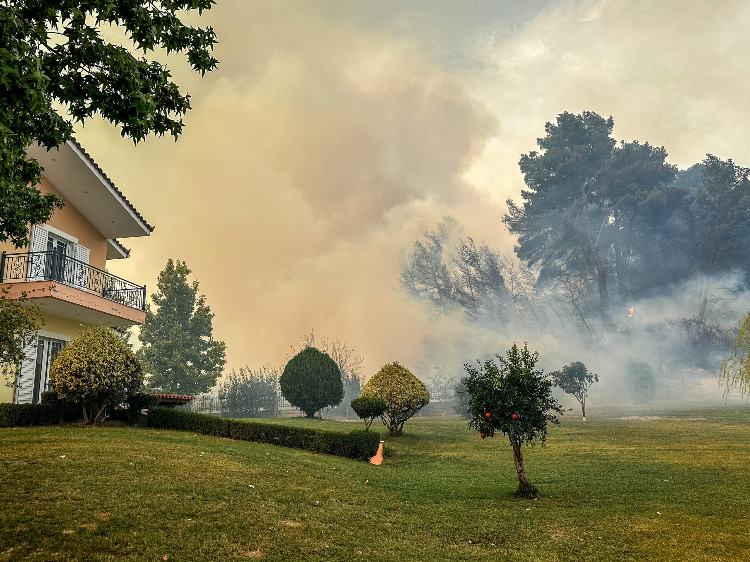 Μεγάλη μάχη με την φωτιά σε τρία μέτωπα στην Ηλεία