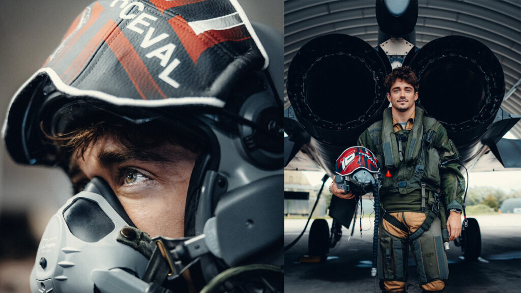 O Charles Leclerc πετάει με Rafale