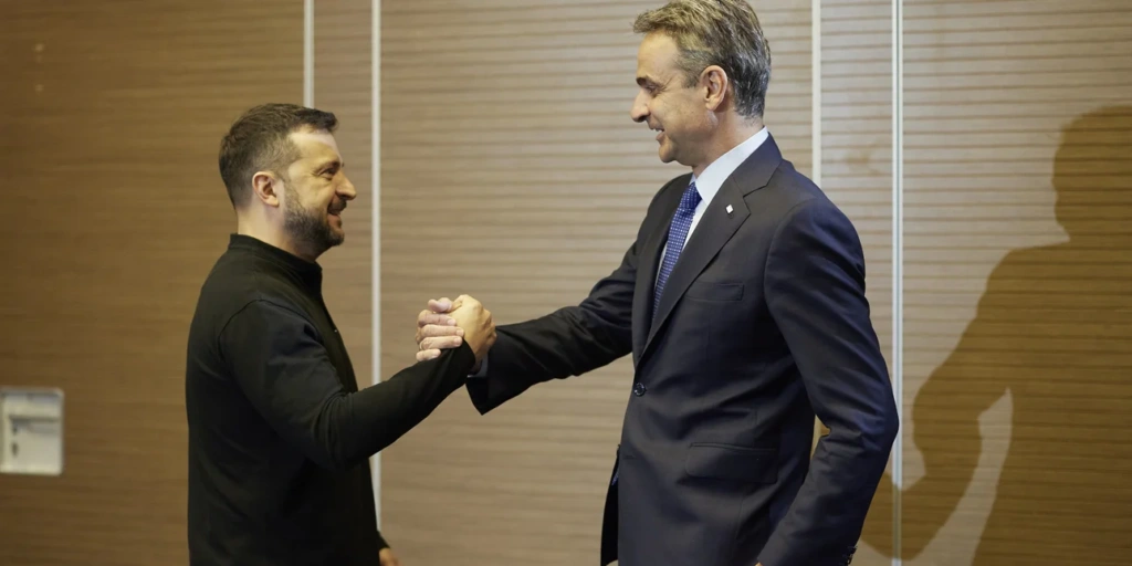 Συνάντηση Μητσοτάκη-Ζελένσκι: Επανέλαβε την σταθερή στήριξη της Ελλάδας στην Ουκρανία