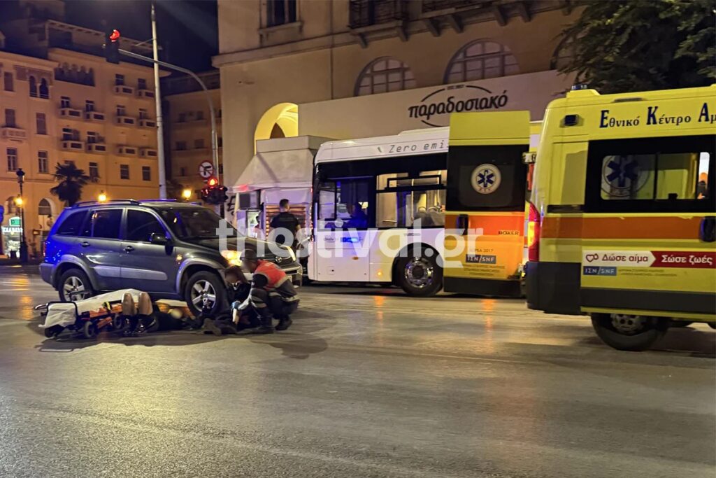 Θεσσαλονίκη: Αυτοκίνητο παρέσυρε δύο γυναίκες στην Εγνατία