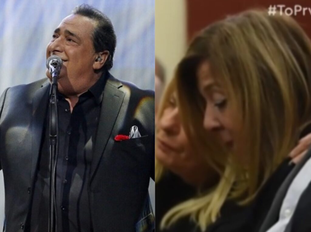 Βασίλης Καρράς: «Λύγισε» η σύζυγός του στην παρουσίαση της αυτοβιογραφίας του [βίντεο]