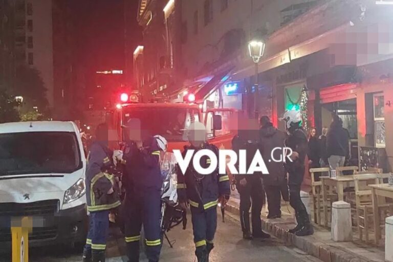 Θεσσαλονίκη: Φωτιά σε κατάστημα εστίασης δίπλα στην αγορά Μοδιάνο [βίντεο]