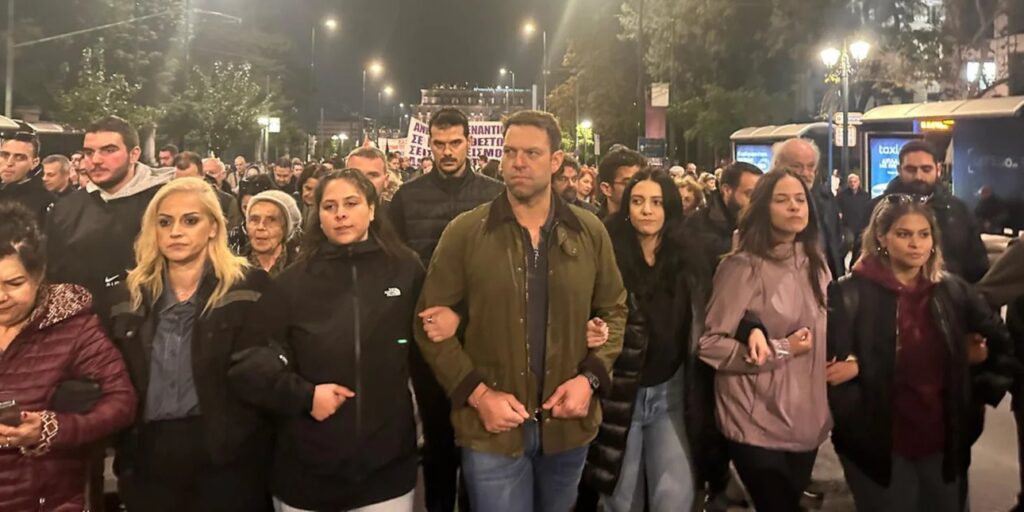 Ενταση με μπλοκ του Στέφανου Κασσελάκη στην πορεία για το Πολυτεχνείο – Τι συνέβη;