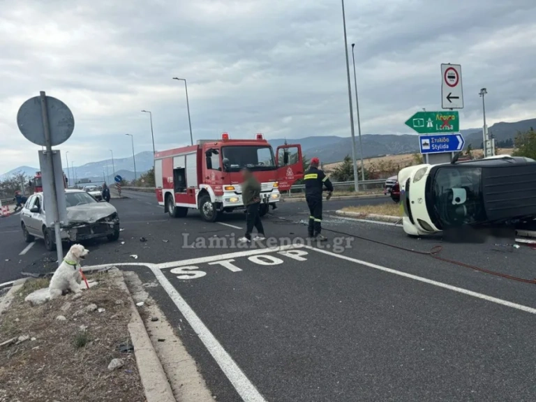Θανατηφόρο τροχαίο στην Λαμία: Νεκρός 54χρονος – Σώθηκε το σκυλάκι του [βίντεο]