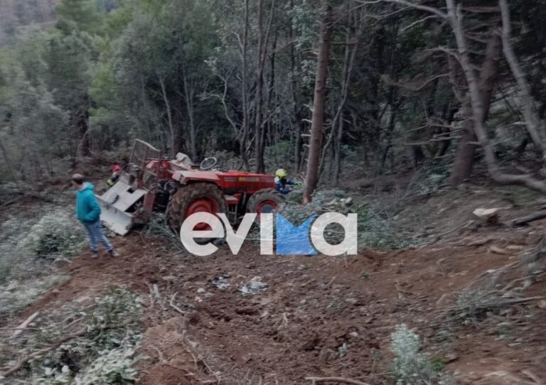 Τραγωδία στην Εύβοια: Αγρότης καταπλακώθηκε από τρακτέρ