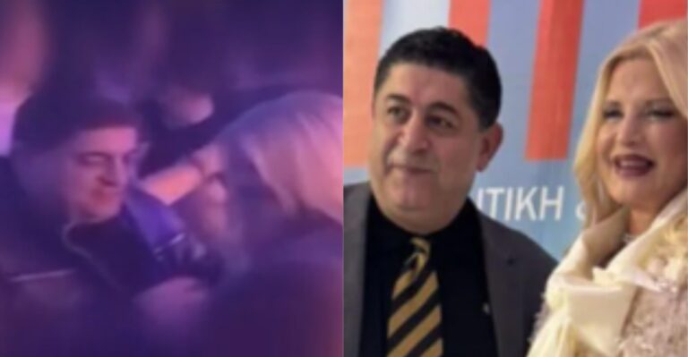 Μαρίνα Σταυράκη – Νοράι Σαπουτζιάν: Τα τρυφερά τετ α τετ και οι αγκαλιές του ζευγαριού [βίντεο]