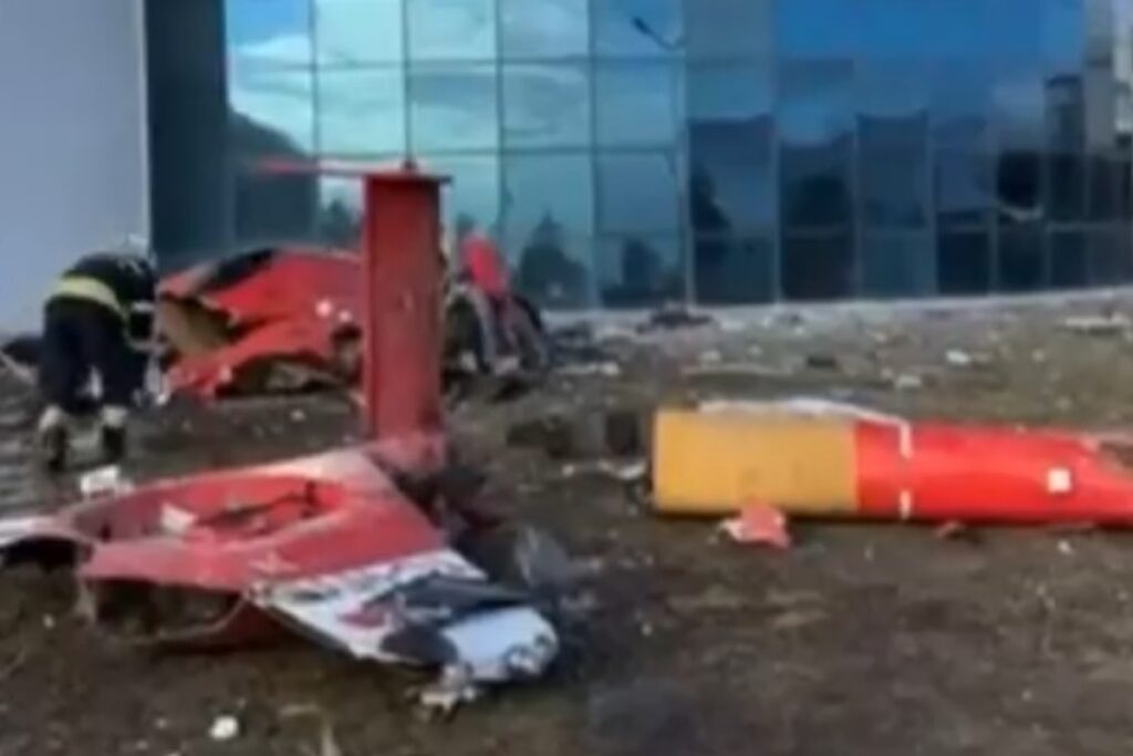 Τουρκία: Συντριβή ελικοπτέρου σε προαύλιο νοσοκομείου – Τέσσερις νεκροί [βίντεο]