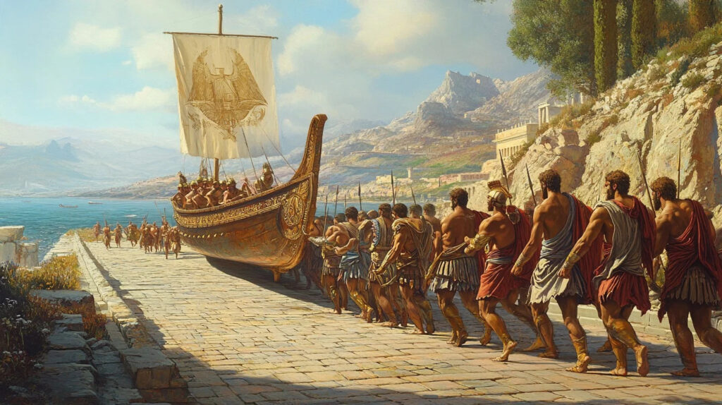 O πρώτος δρόμος στην Ελλάδα είχε κατασκευαστεί για να τον διασχίζουν… καράβια