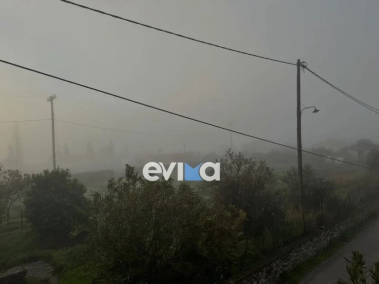Εύβοια: «Πέπλο» ομίχλης κάλυψε αρκετές περιοχές του νομού το πρωί των Θεοφανίων [εικόνες]