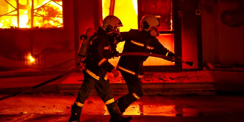 Φωτιά τώρα σε αποθήκη στου Ρέντη